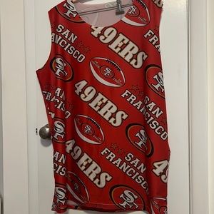 49ers dress or top no size